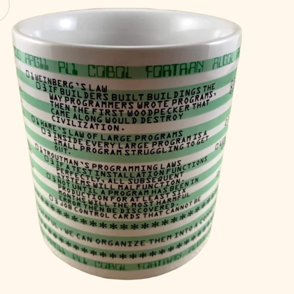 Computer Programming Kenneth Grooms Mug The Toscany Collection